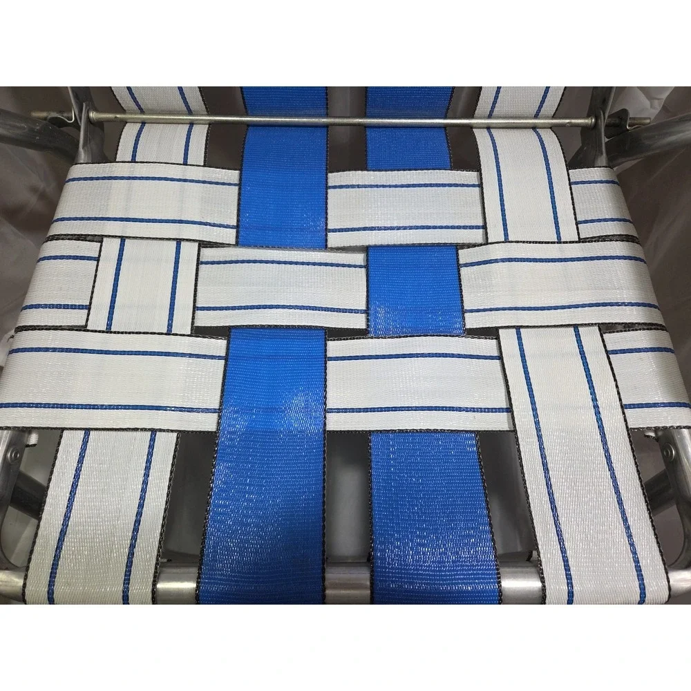 Vintage Sunbeam Chair - Blue & White Webbing - Excellent Condition!